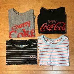 Bundle of 4 Ladies crop tops (Large)